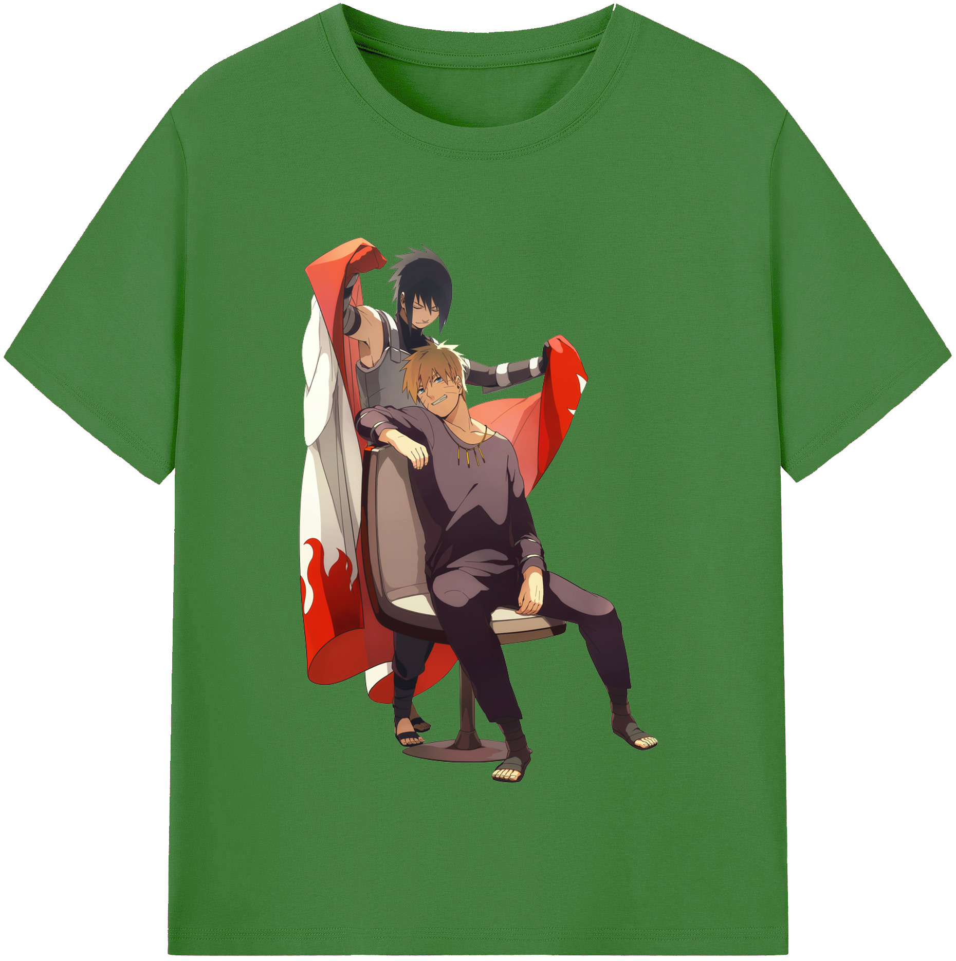 （画像用） NARUTO -ナルト- うずまき ナルト Uzumaki Naruto レディースカジュアルプリントTシャツ（綿100％）